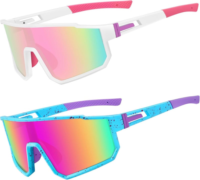 Derowern Youth Baseball Sunglasses, Kids Polarized Sports Sunglasses,UV400 Protection Glasses for Boys Girls Softball Cycling - Image 1